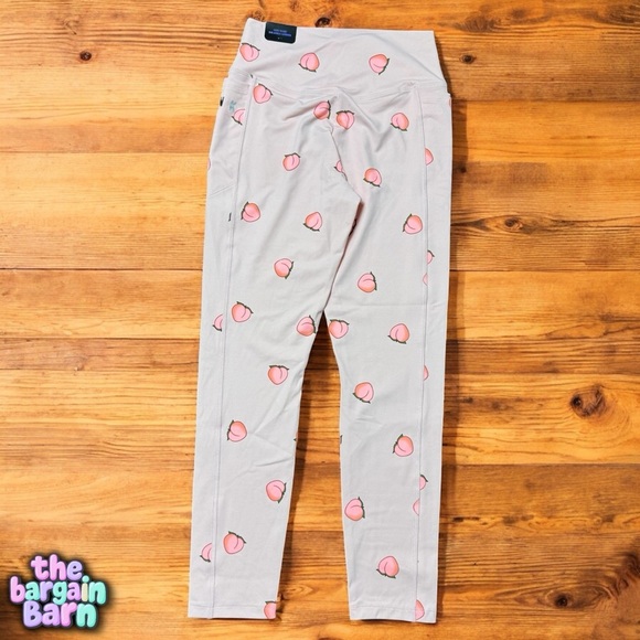 Victoria’s Secret Pink NWT Women’s Peach High Waisted 7/8 Ankle Leggings (Small) - Picture 4 of 5